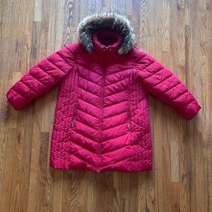 Tommy Hilfiger Red and Blue Quilted Jacket 3X like new